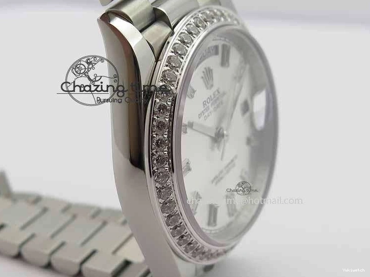 Bracelet 40mm SS ETA2836 On Diamond Silver Bezel Edition BP Dial Maker Day SS Best Date 0522